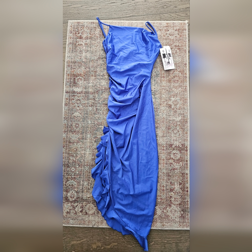 Nwt Elegant Honey And Rosie Royal Blue Dress S